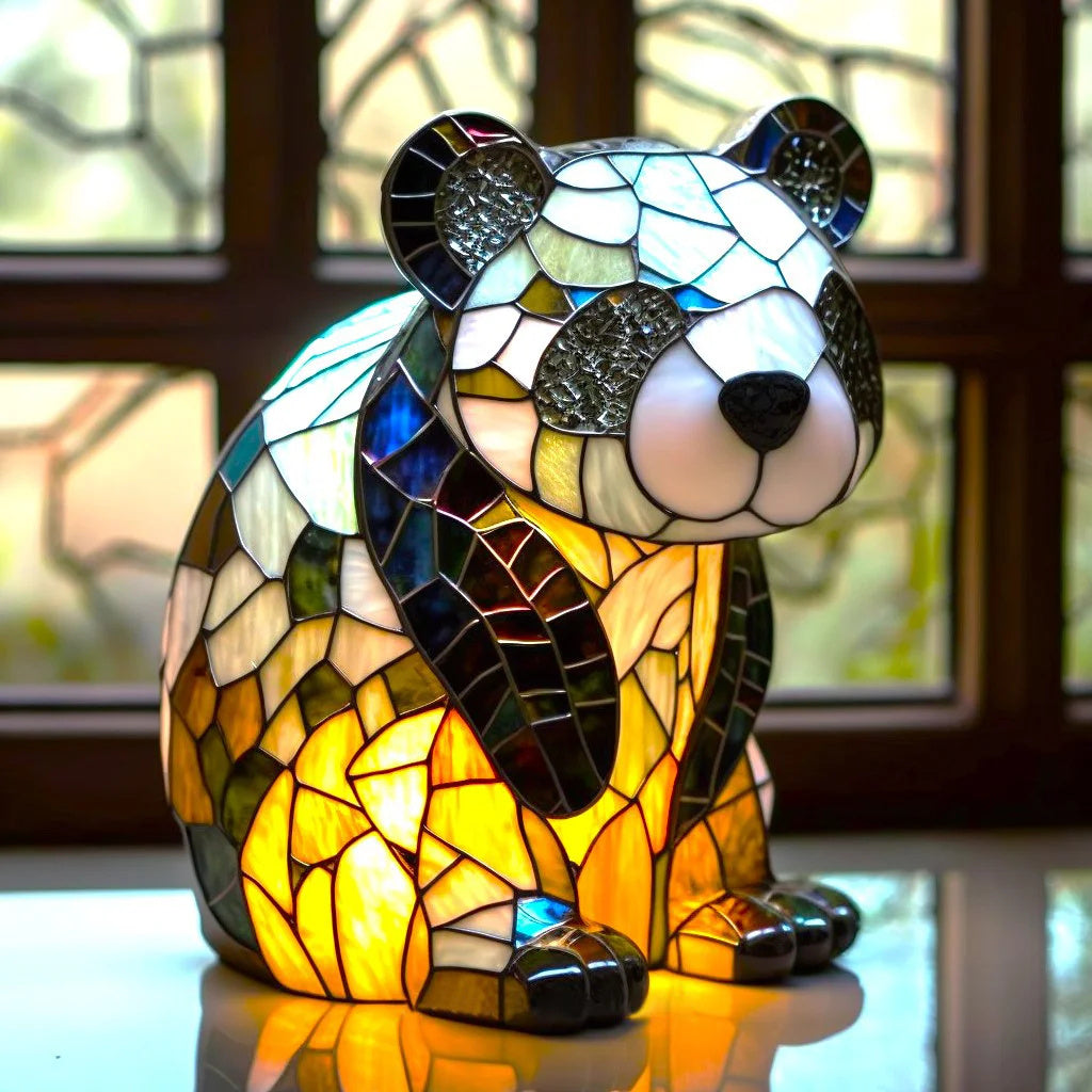 50% RABAT | ARTWORK™ - Lampe med dyr i farvet glas [Sidste dags rabat].