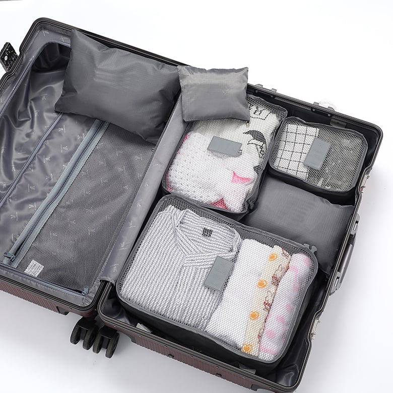 TravelOrganer™ | Bærbare bagagekuber (sæt med 6)
