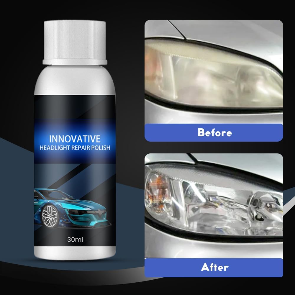 1+1 GRATIS | LightBright™ - Rengøring og beskyttelse af forlygter! [Rabat på sidste dag]