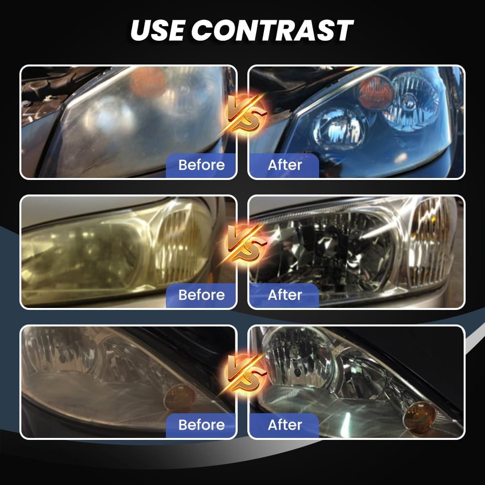 1+1 GRATIS | LightBright™ - Rengøring og beskyttelse af forlygter! [Rabat på sidste dag]