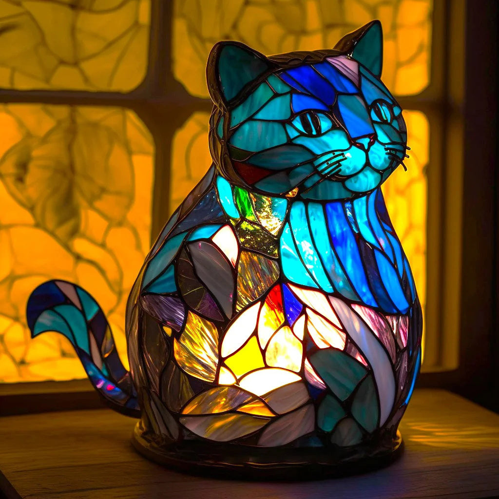 50% RABAT | ARTWORK™ - Lampe med dyr i farvet glas [Sidste dags rabat].