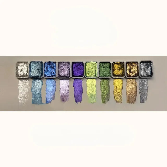50% RABAT | PearlScent™ - Pulver Mineral Pearl Pigment Kunst Vandfarve!