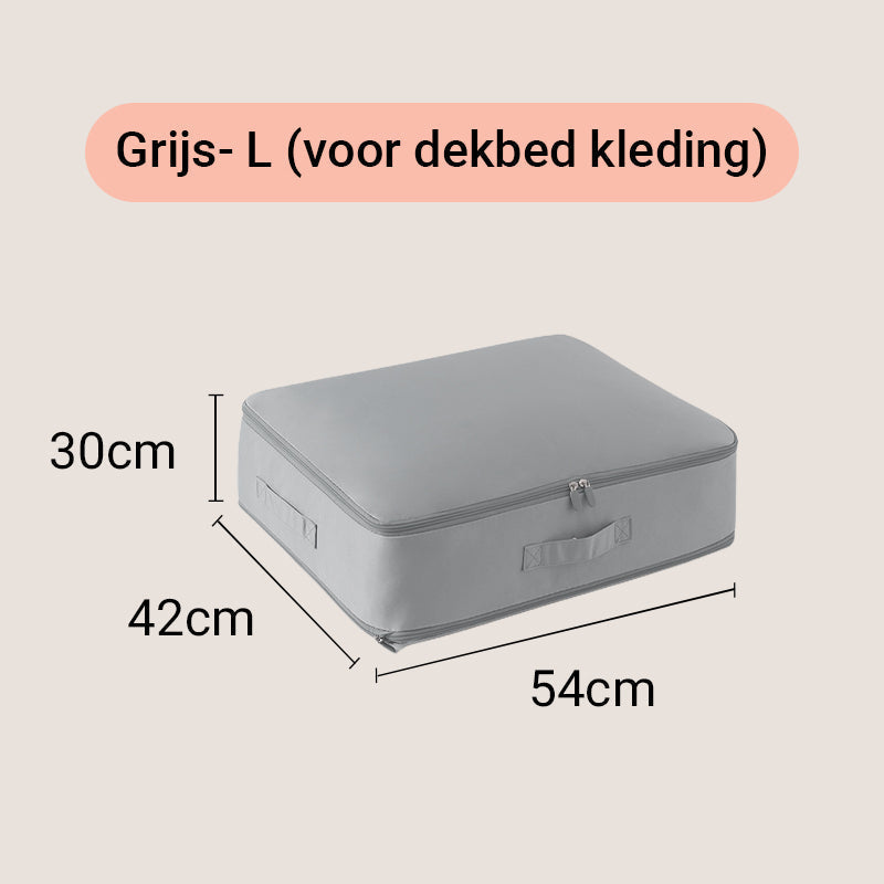 SpaceSaver™ | Komprimeret opbevaringspose - Maksimerer plads og minimerer rod