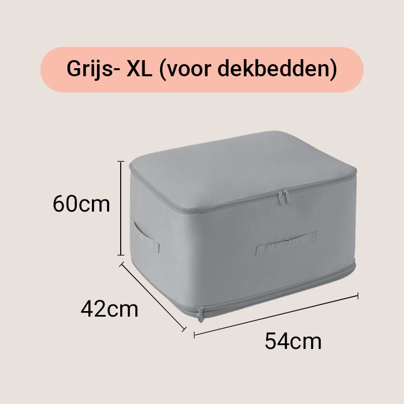 SpaceSaver™ | Komprimeret opbevaringspose - Maksimerer plads og minimerer rod