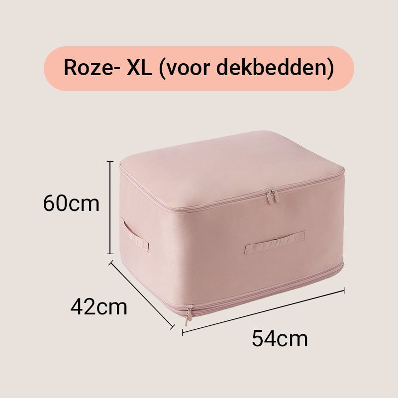 SpaceSaver™ | Komprimeret opbevaringspose - Maksimerer plads og minimerer rod