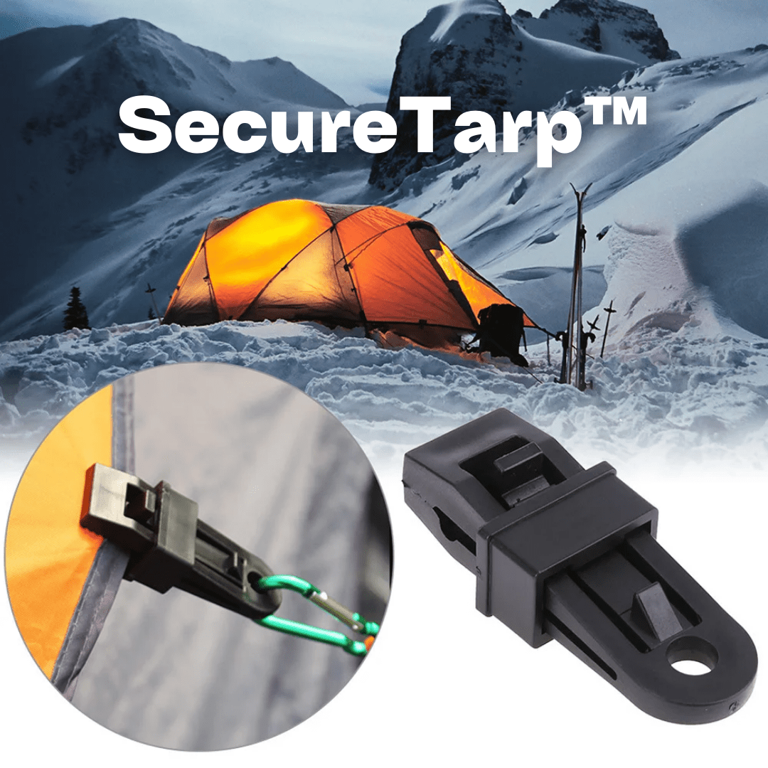 SecureTarp™ | Justerbart låsehåndtag til presenning og skyggedug