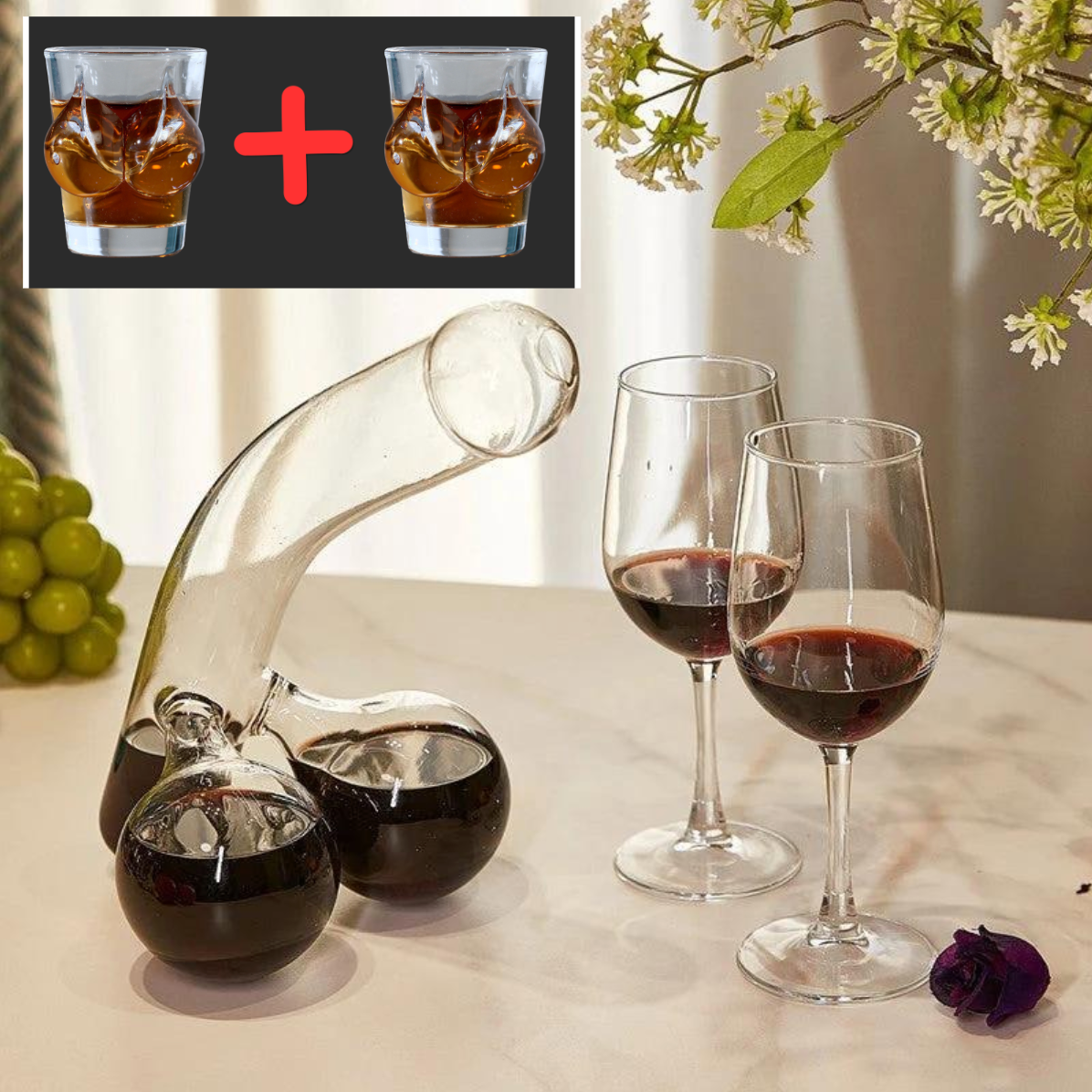 Vinkaraffel™ | Unik karaffel til vin eller whisky