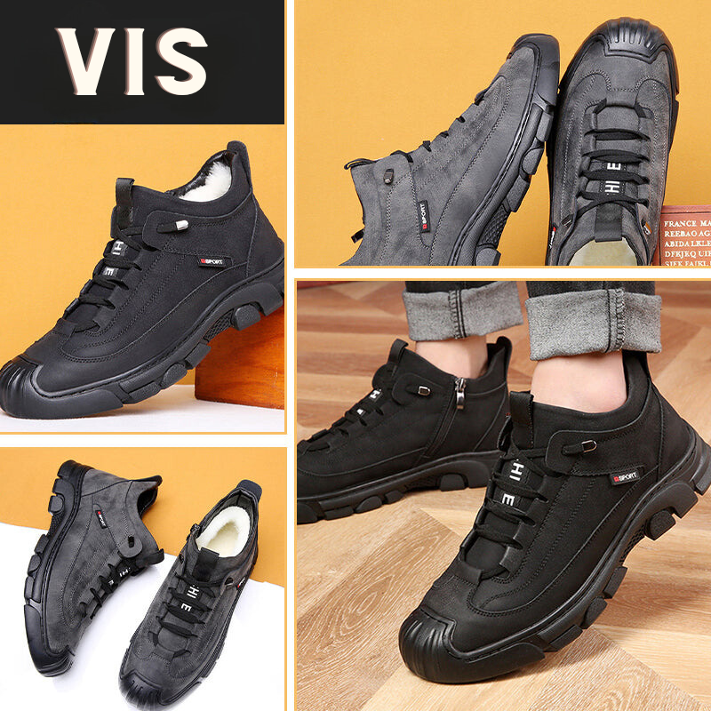 WarmStride - Læder Sneakers til Komfort og Stil