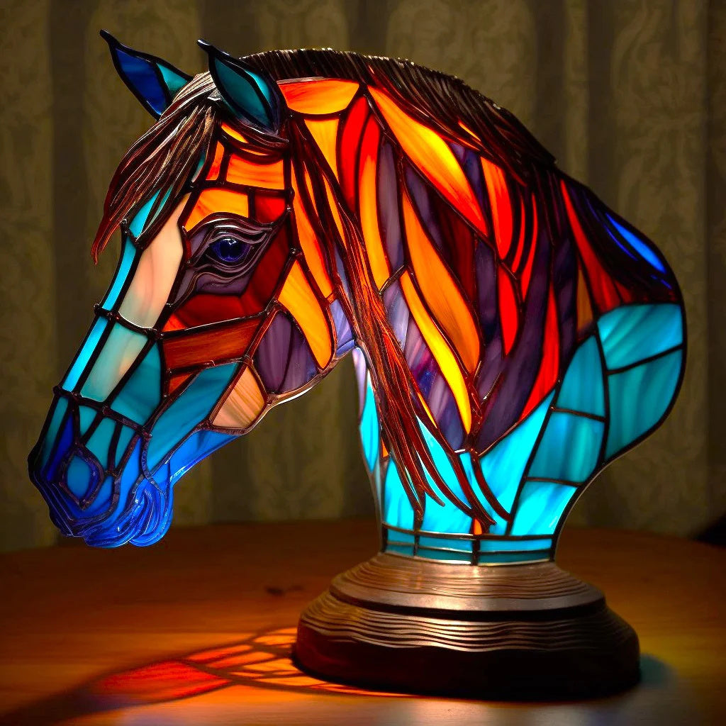 50% RABAT | ARTWORK™ - Lampe med dyr i farvet glas [Sidste dags rabat].