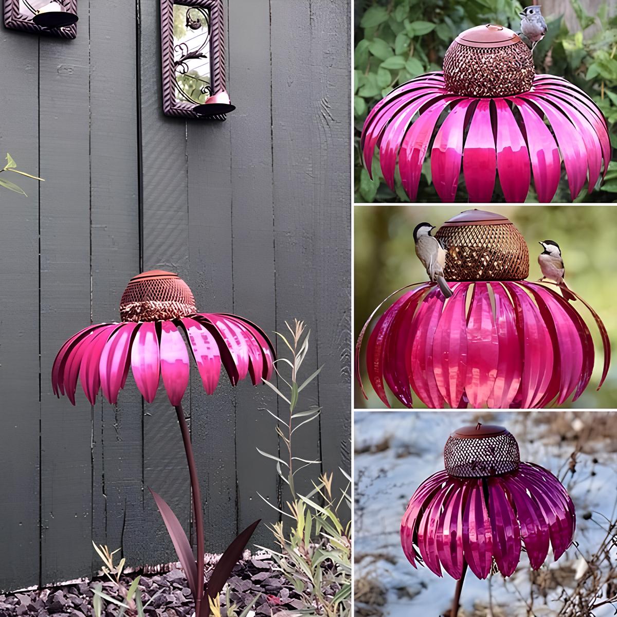 1+1 GRATIS | FloraBird™ - kegleformet blomsterfoderautomat