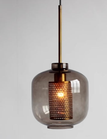 Glora | Elegant Glasloftlampe med Blomsterdesign