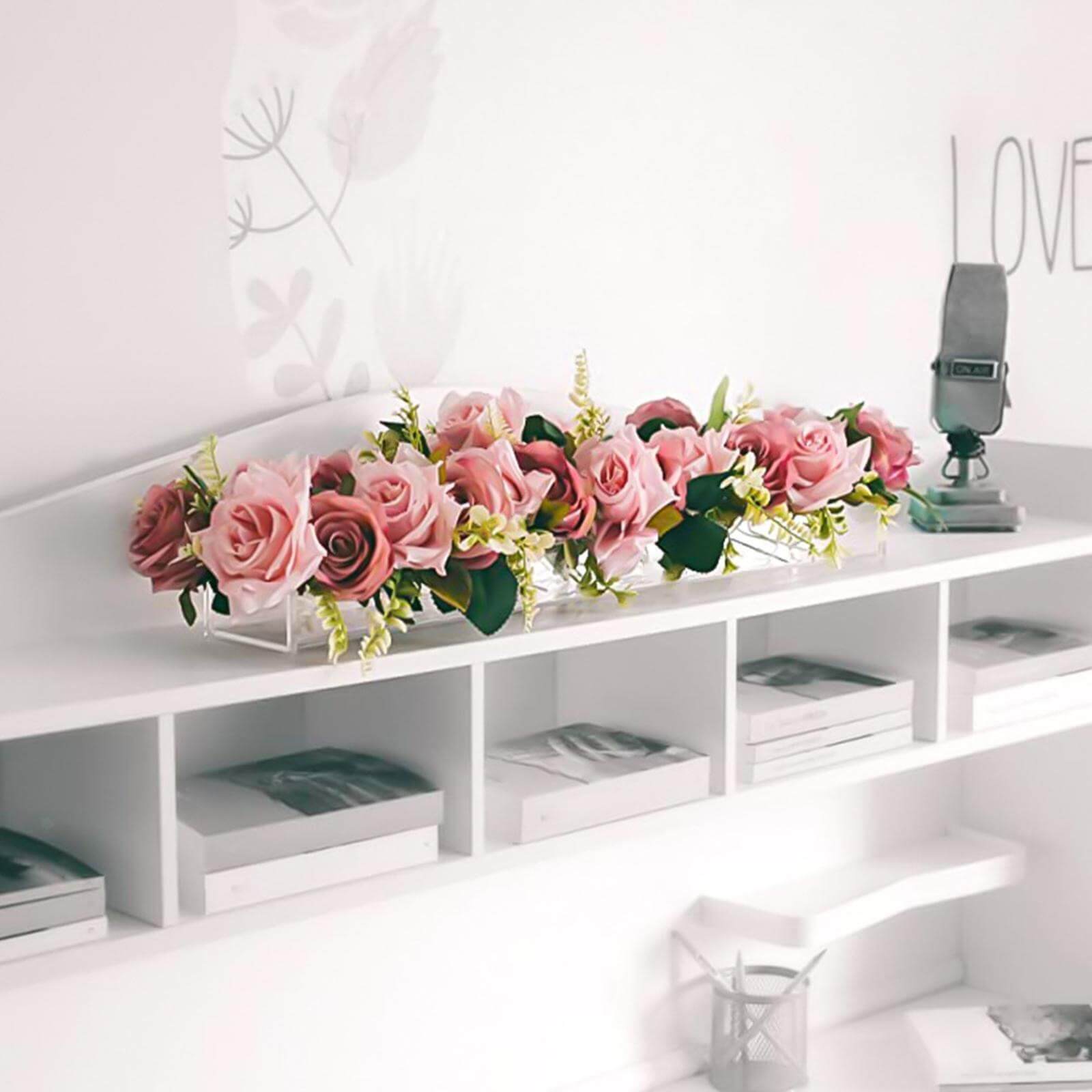 RectaVase™ | Rektangulær blomstervase i akryl