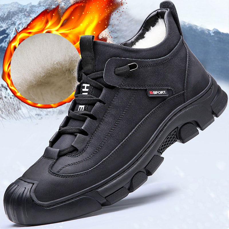 WarmStride - Læder Sneakers til Komfort og Stil