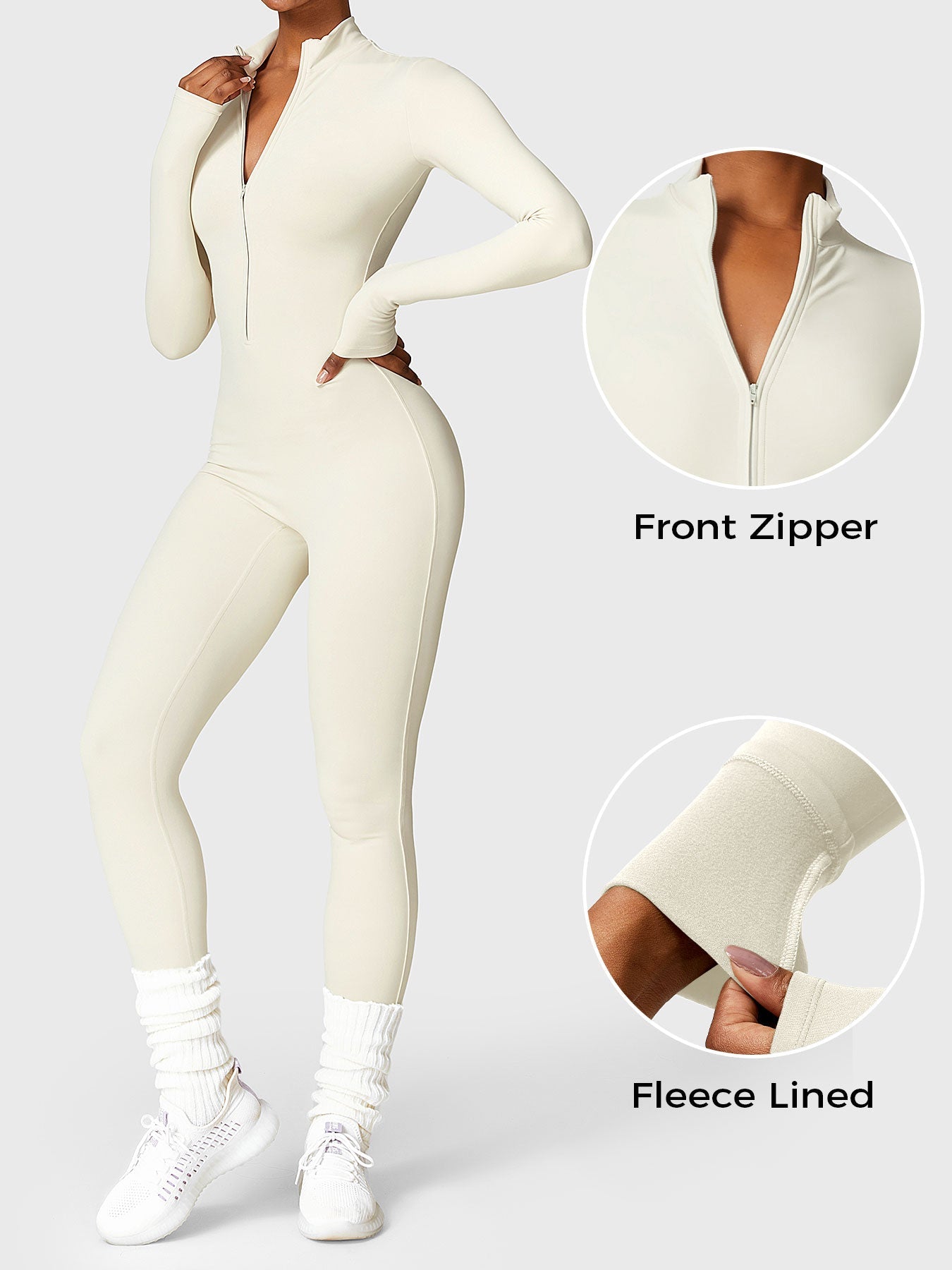 GymElite Fleece Jumpsuit