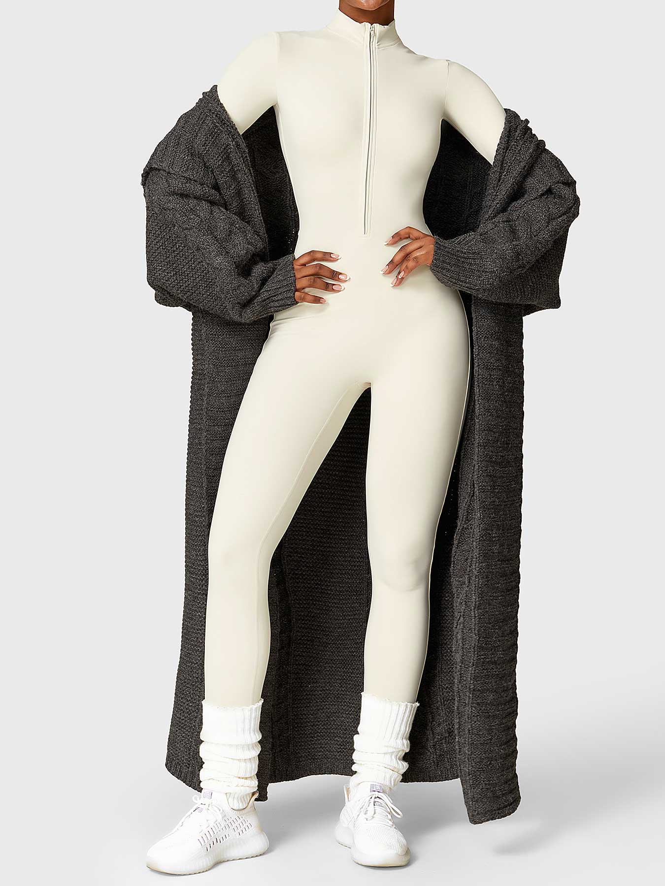 GymElite Fleece Jumpsuit